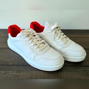 Cole‎ Haan - women’s Grandpro Rally Court sneakers shoes white / red size 8
